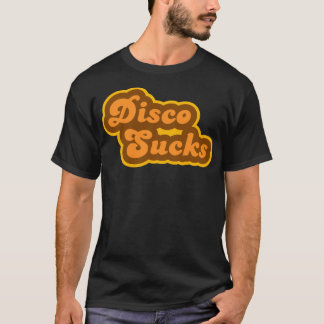 Disco Sucks Retro 70s Logo T-Shirt