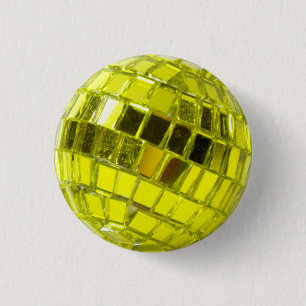 Disco swipes in - Minis Swell with Facets Green 3 Cm Round Badge