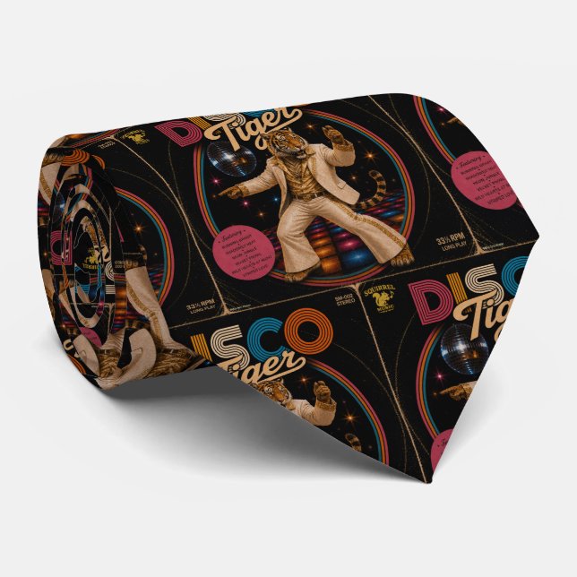 Disco Tiger Album Tie (Rolled)