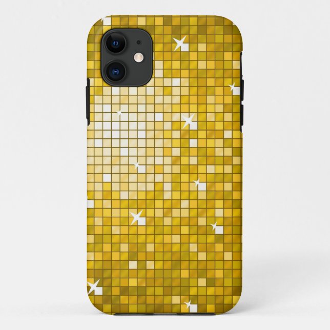 Disco Tiles "Gold" iPhone 5 case (Back)