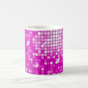 Disco Tiles Pink mug