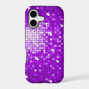 Disco Tiles Purple iPhone 5 case