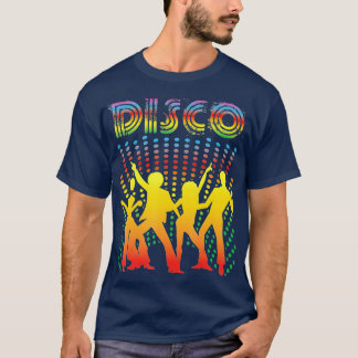 Disco  - Vintage Style Dancing Retro Disco  (1)  T-Shirt