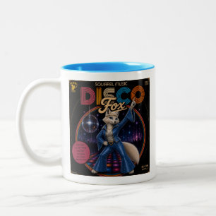 Disco Vixen Two-Tone Coffee Mug