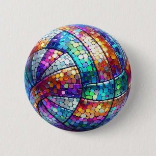 Disco Volleyball Button