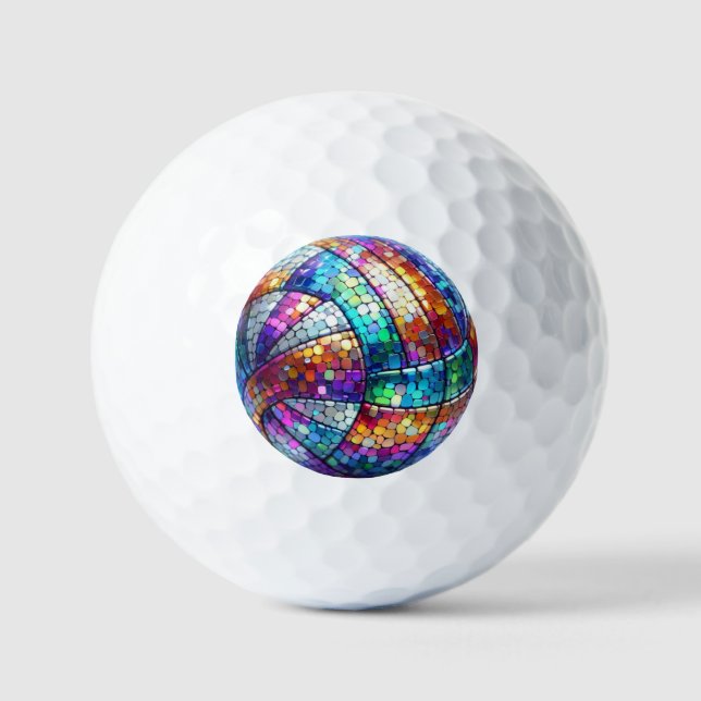 Disco Volleyball Golf Balls (Front)
