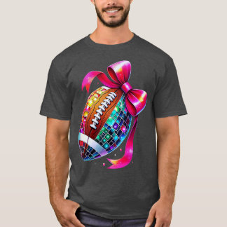 Disco with Pink Bow Sports Party T-Shirt