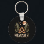 Disconnect From The World Camping Adventure  Key Ring<br><div class="desc">Disconnect From The World Camping Adventure</div>
