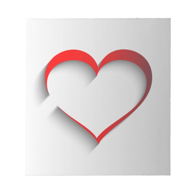 Disconnected Heart Notepad (Front)