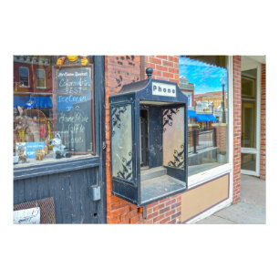 Disconnected Phone Booth, Cripple Creek, Colorado Photo Print