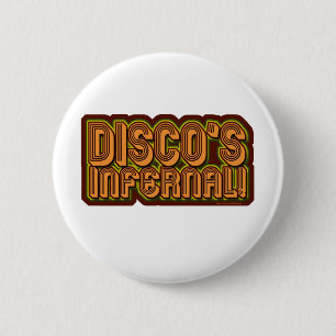 Discos Infernal 6 Cm Round Badge