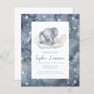Discount Baby Elephant Baby Shower Invitation