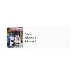 Discount Dress Shop Hoboken NJ Return Address Label