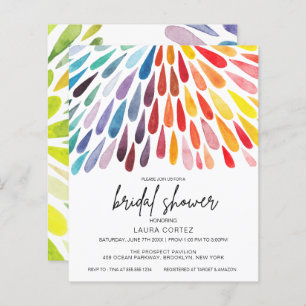Discount Rainbow Watercolor Bridal Shower