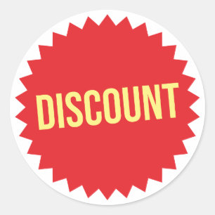 Discount Sale Classic Round Sticker