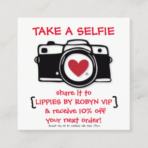 Discount Selfie Card - Photo Card - Discounts