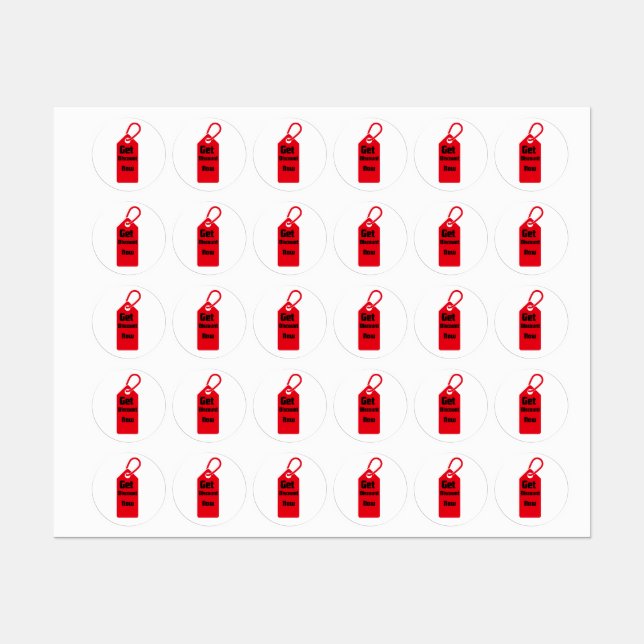 Discount Stickers  (Sheet)