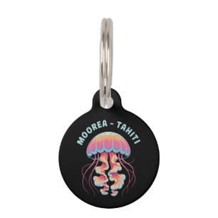 Discover French Polynesia Moorea Tahiti Pet Tag