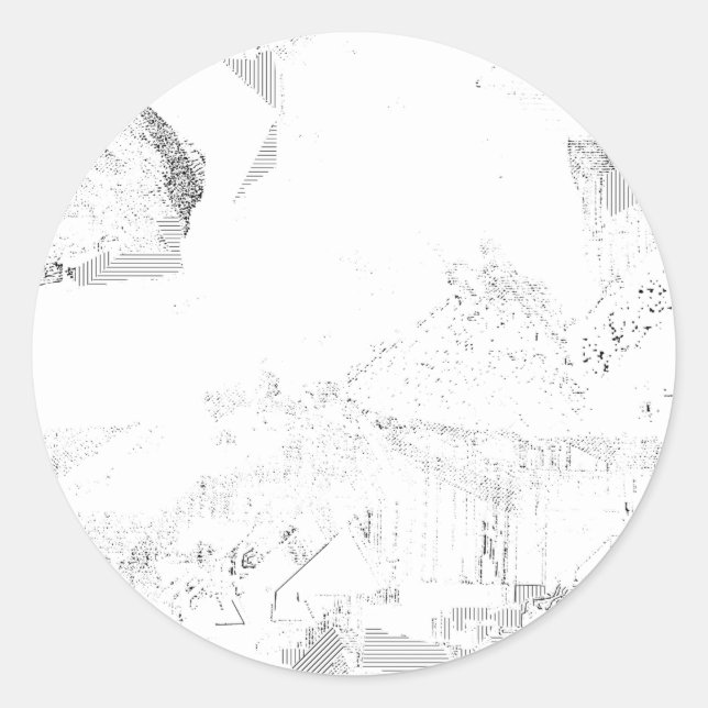 Discover High-Quality Classic Round Stickers  (Front)