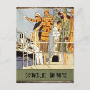 Discover Life: Bon Voyage Postcard