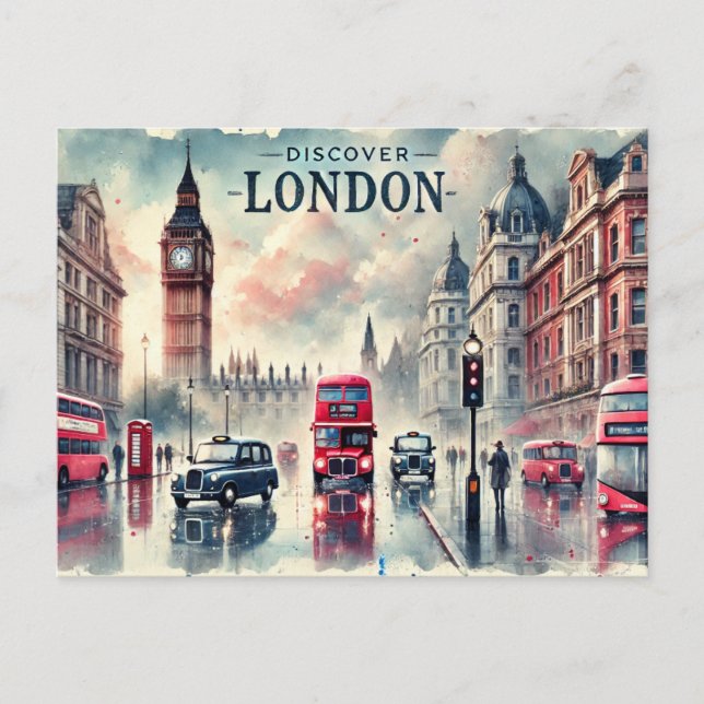 "Discover London" Postcard (Front)