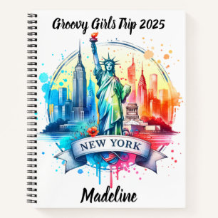 Discover New York's iconic skyline and landmarks Notebook