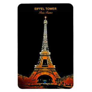 Discover Paris at the Top: Eiffel Tower Flexible Magnet