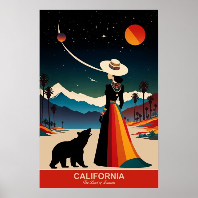 Discover the Allure of California Travel Poster (Front)