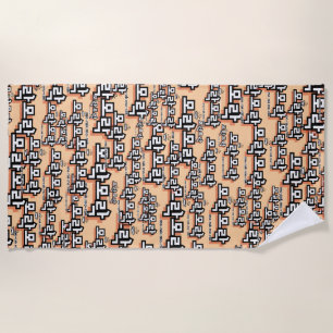 Discover the Charm of Korean Mimetic Word : “모락모락" Beach Towel