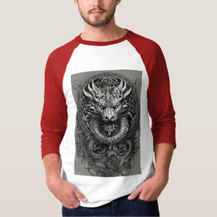 "Discover the Fire Within: Dragon Tattoo T-Shirts" T-Shirt