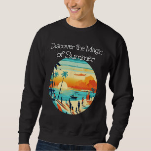 Discover the Magic of Sea and Sunset with Friends  Sweatshirt