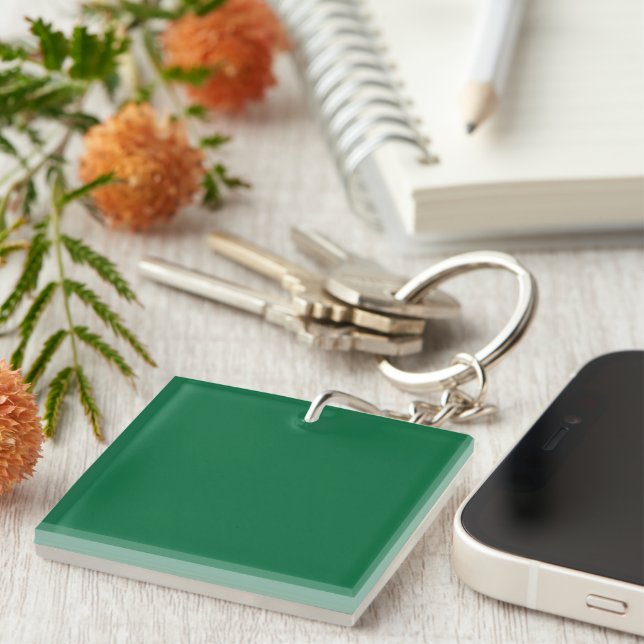 Discover the Perfect Blend of Green, Azure, Aqua,  Key Ring (Front Right)