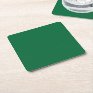 Discover the Perfect Blend of Green, Azure, Aqua, Square Paper Coaster