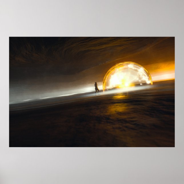 Discover the strange energy sphere poster (Front)