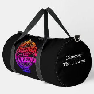 Discover the Unseen Globe Duffle Bag