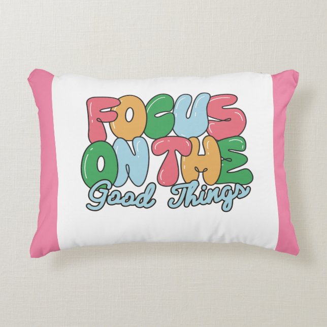 Discover What's Trending Now Decorative Cushion (Front)