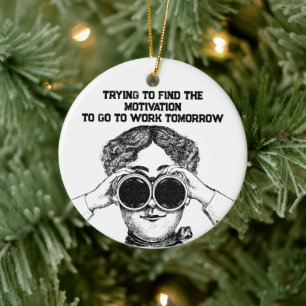 Discover Your Daily Drive: Motivational Adventure Ceramic Ornament
