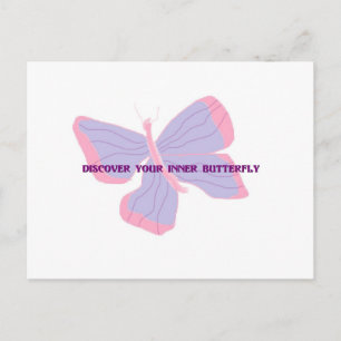Discover Your Inner Butterfly Postcard