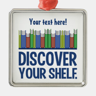 Discover Your Shelf custom ornament