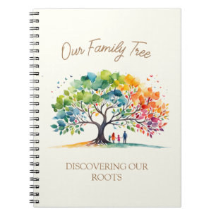 Discovering Our Roots Family Tree Design Notebook