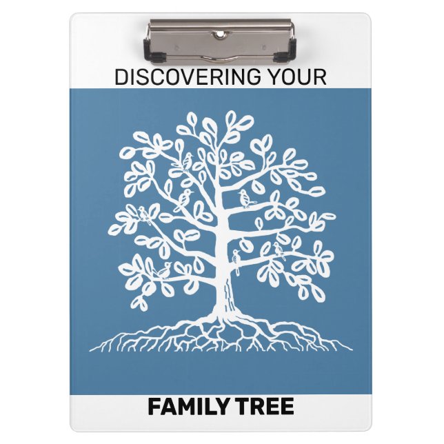 Discovering your family tree  clipboard (Front)
