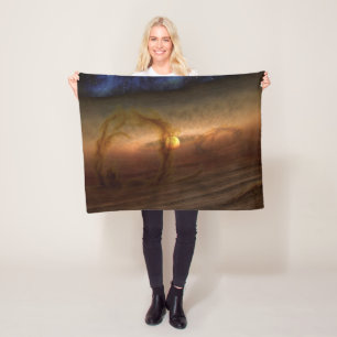 Discs Of Planet-Forming Material Circling Stars. Fleece Blanket