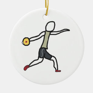 Discus Ceramic Ornament