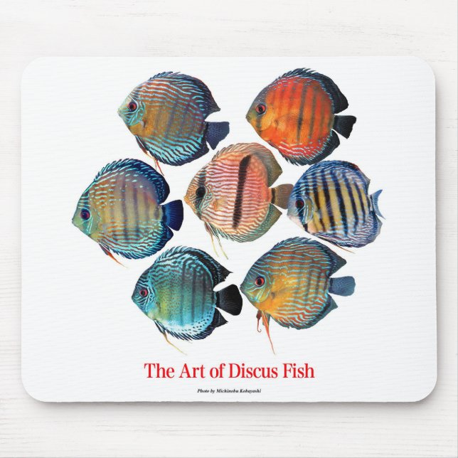 Discus fishのマウスパッド mouse pad (Front)