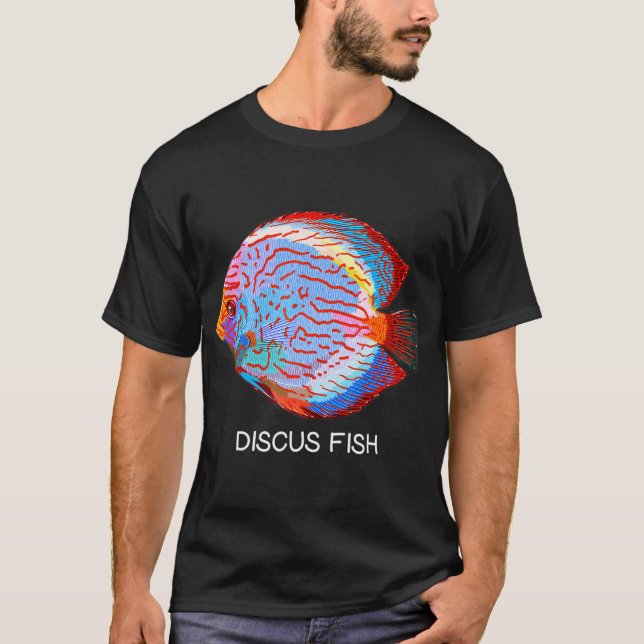 Discus fish Freshwater Aquarium Fish T-Shirt (Front)
