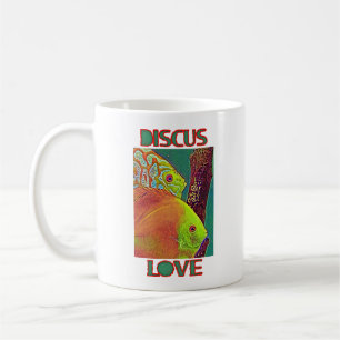 Discus Fish Pair with eggs Coffee Mug