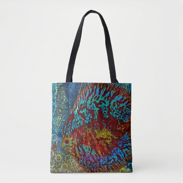Discus Fish Tote Bag (Front)