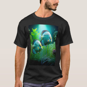Discus Fish Underwater Aquarium Fish Tank Discus B