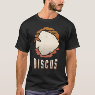 Discus Fish Vintage Retro Classic Animal Sunset T-Shirt