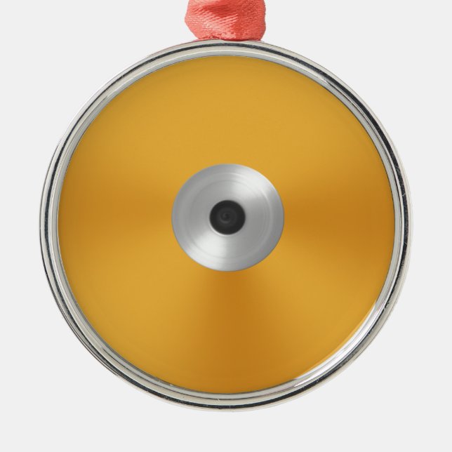 discus implement metal ornament (Front)